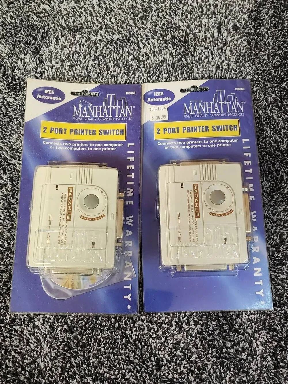 Vintage 2 Port Printer Switch #A76